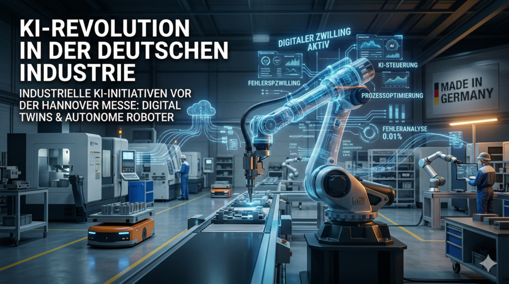 KI-Revolution in der deutschen Industrie: Industrielle KI-InitiativeKI-Revolution in der deutschen Industrie: Industrielle KI-Initiativen vor der Hannover Messen vor der Hannover Messe